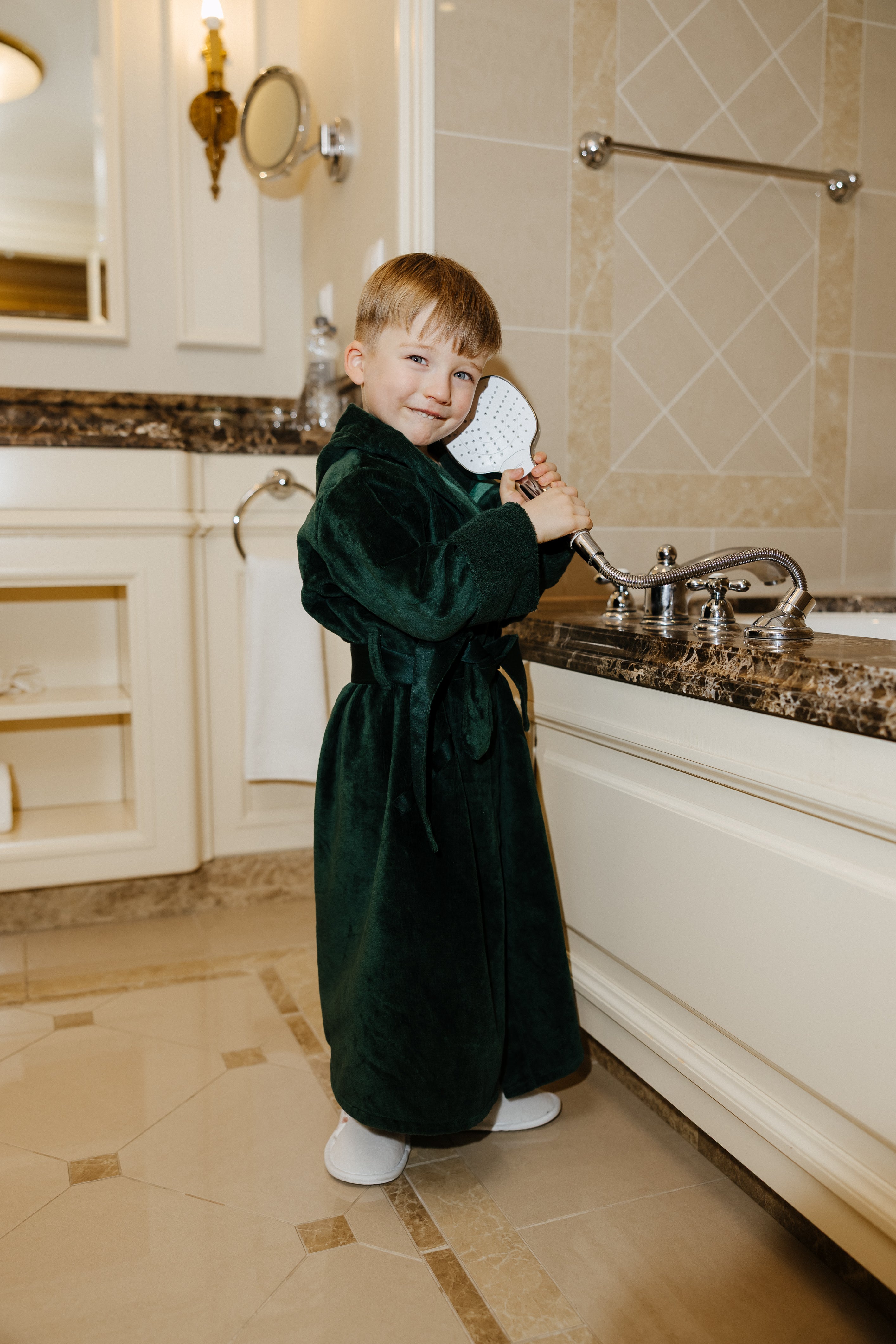 Bathrobe Classic Emerald Velvet