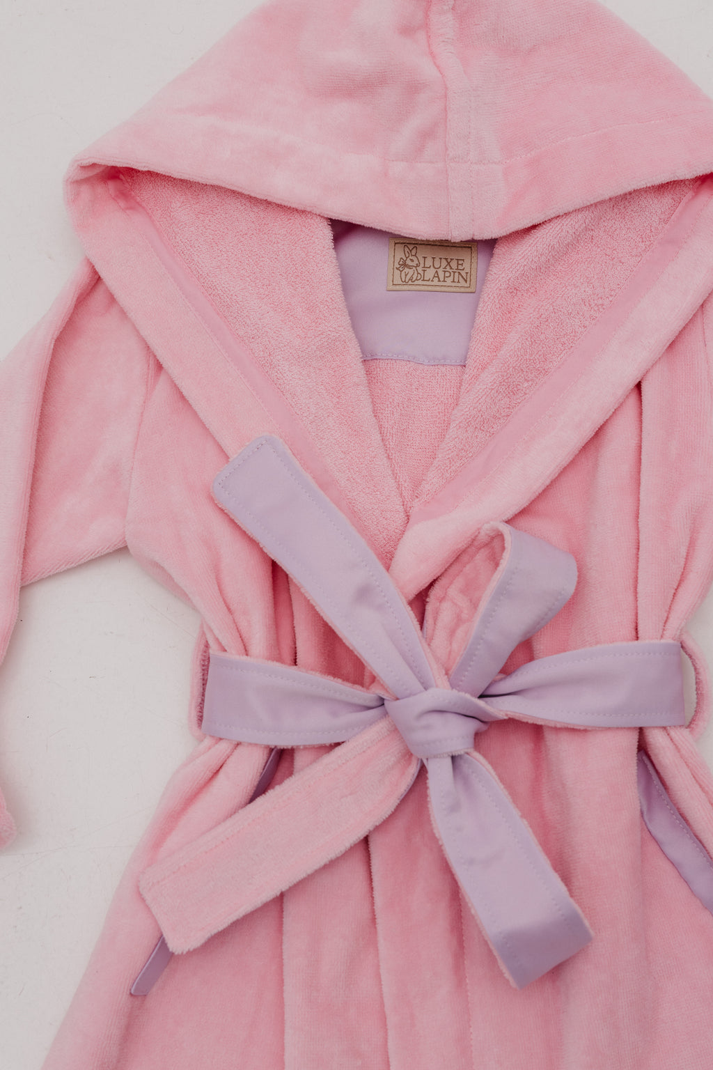 Bathrobe with frills Powdery Tenderness