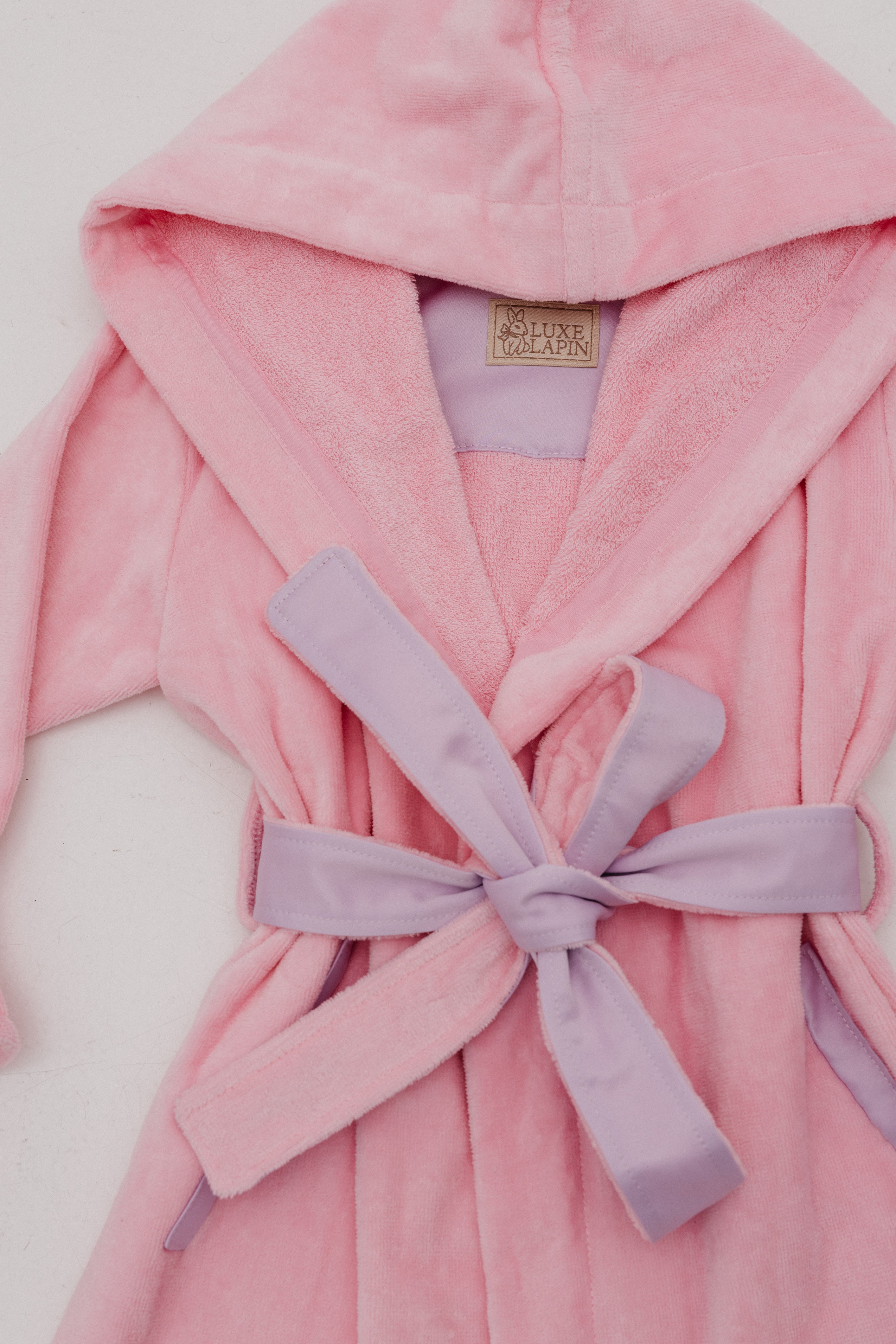 Bathrobe with frills Powdery Tenderness