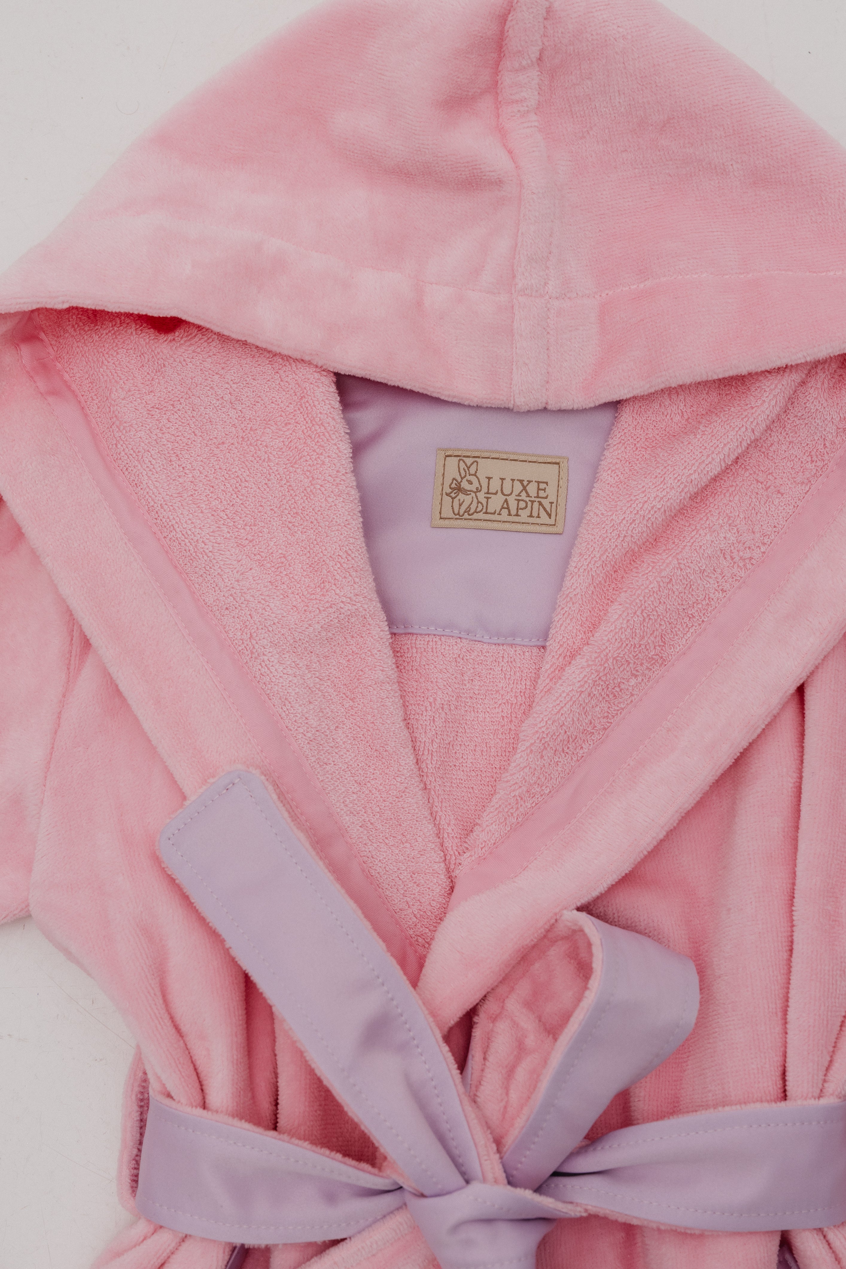 Bathrobe with frills Powdery Tenderness