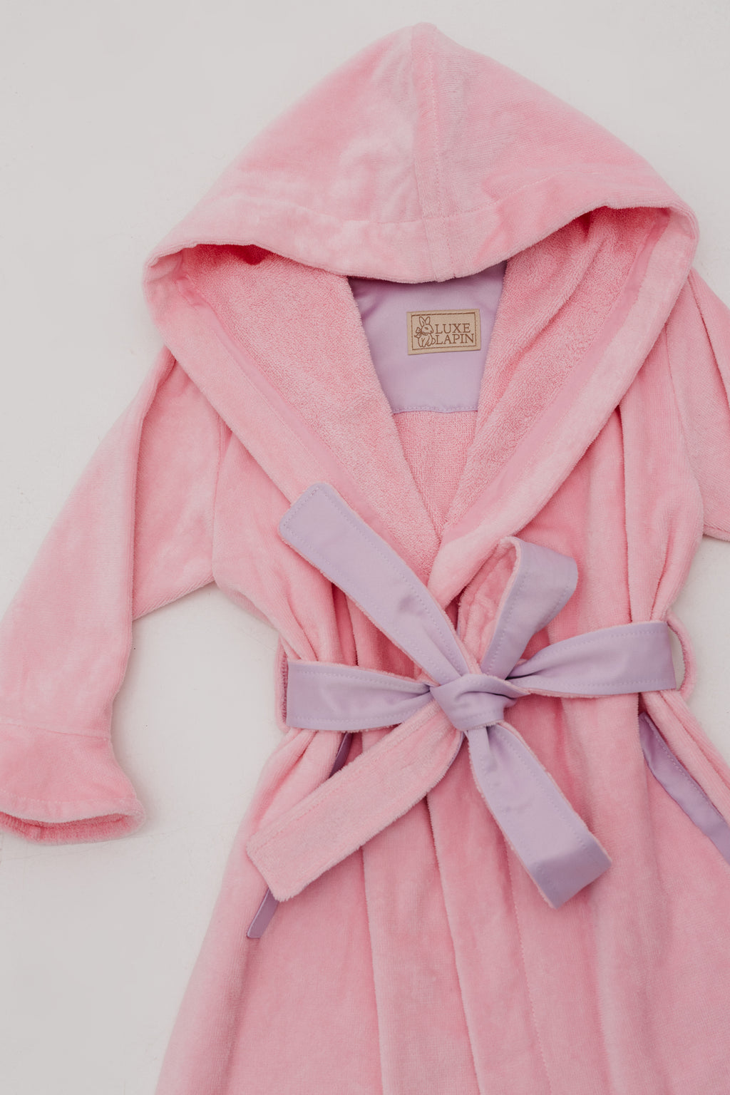 Bathrobe with frills Powdery Tenderness