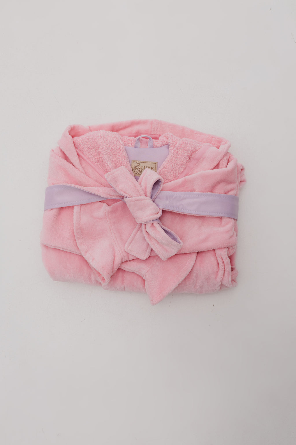 Bathrobe with frills Powdery Tenderness