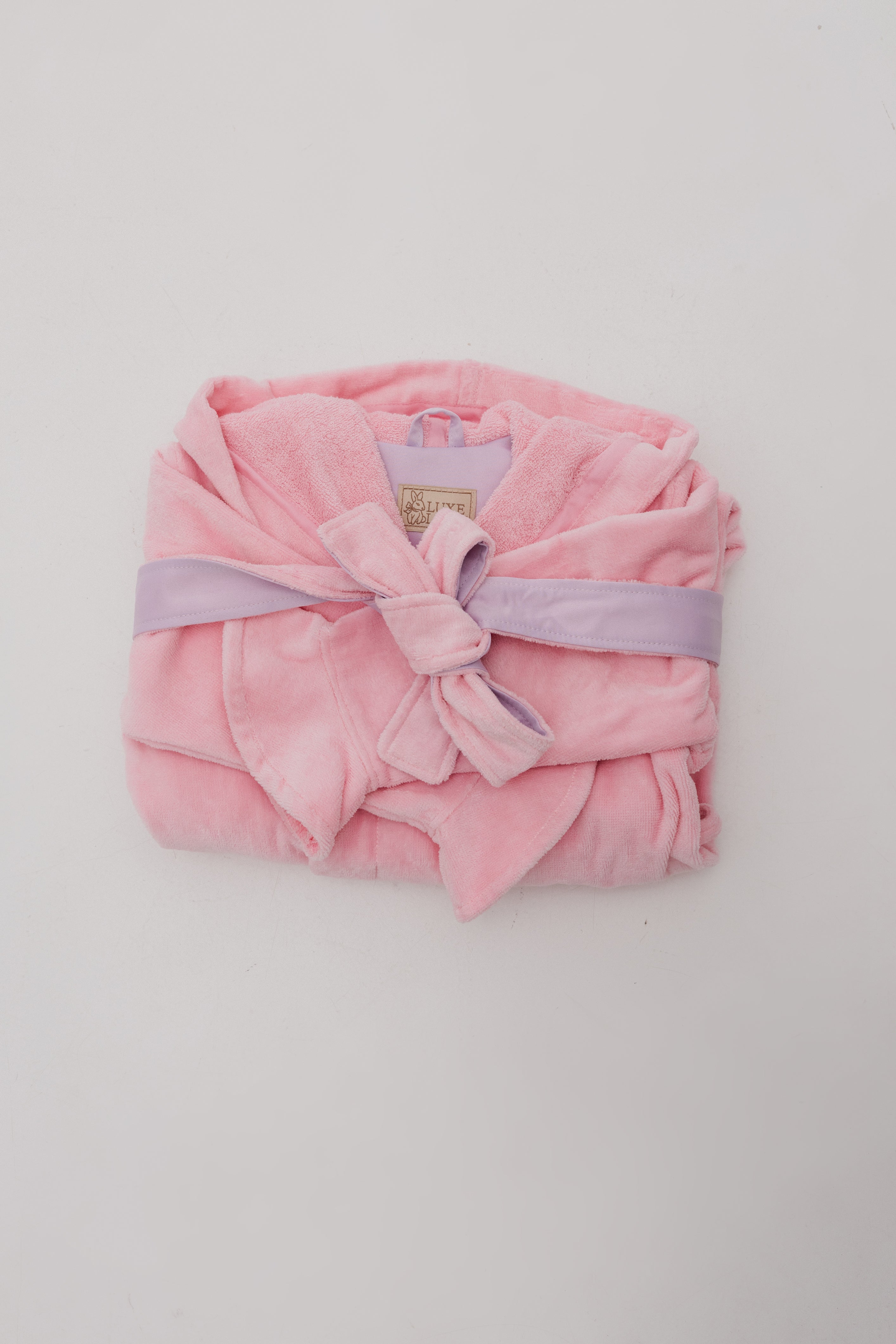 Bathrobe with frills Powdery Tenderness