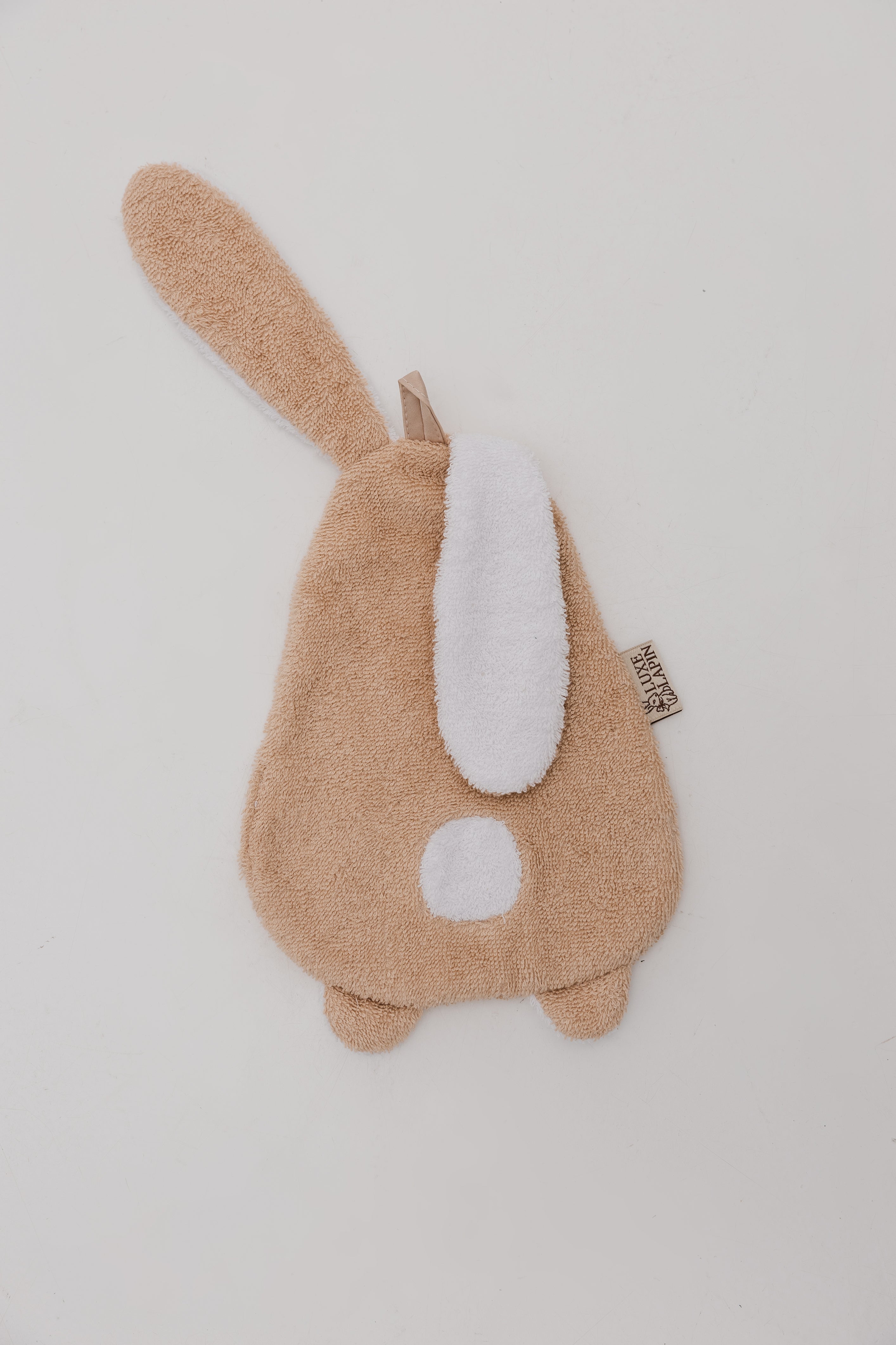 Biege bunny hand towel