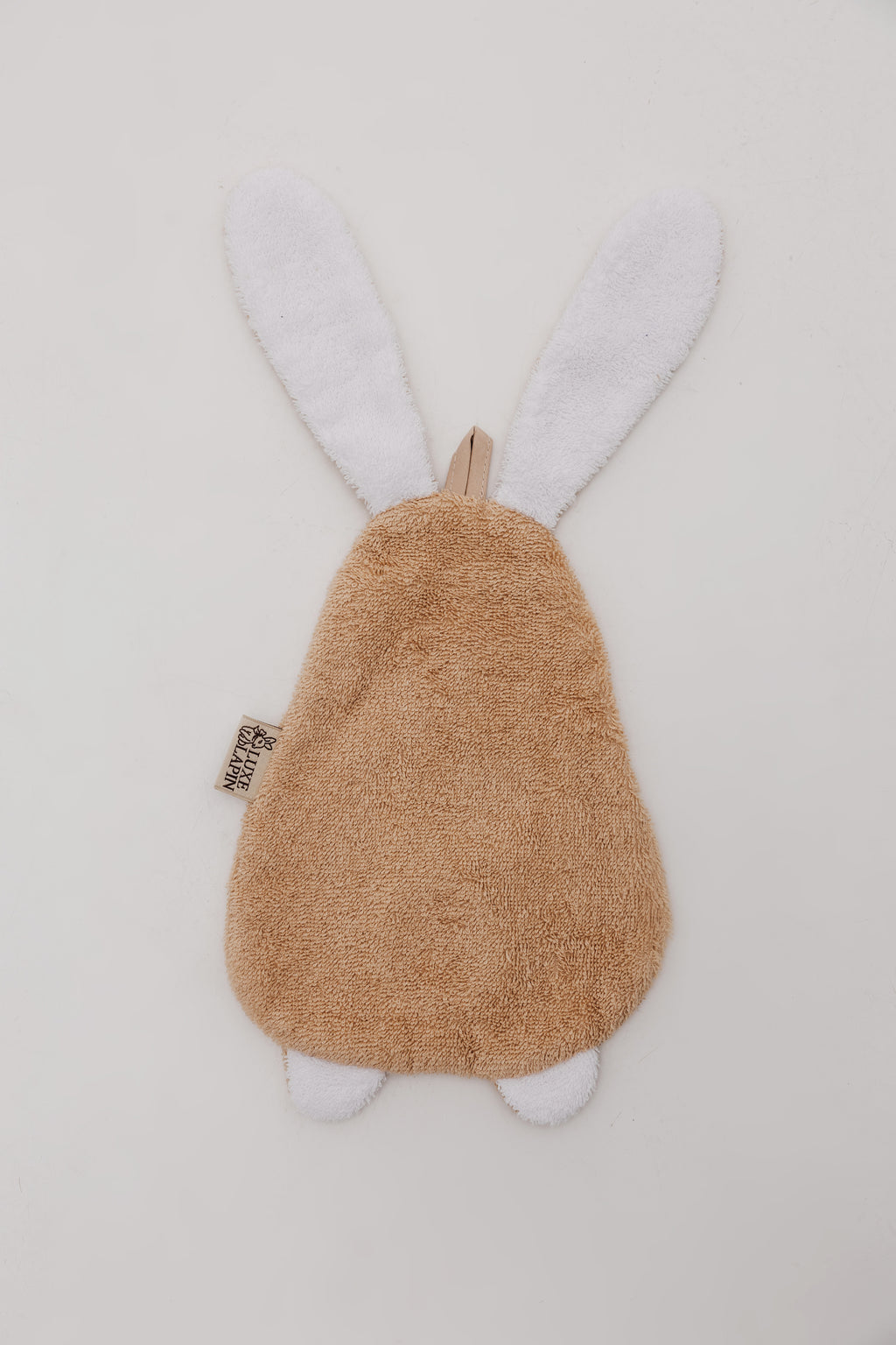 Biege bunny hand towel