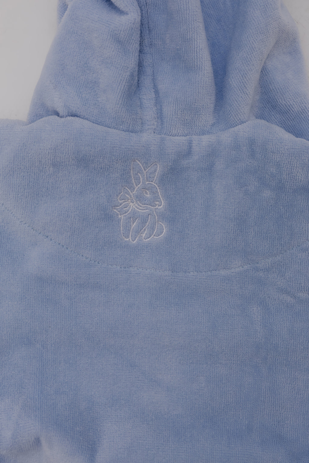 Bathrobe with frills Blue Cloud