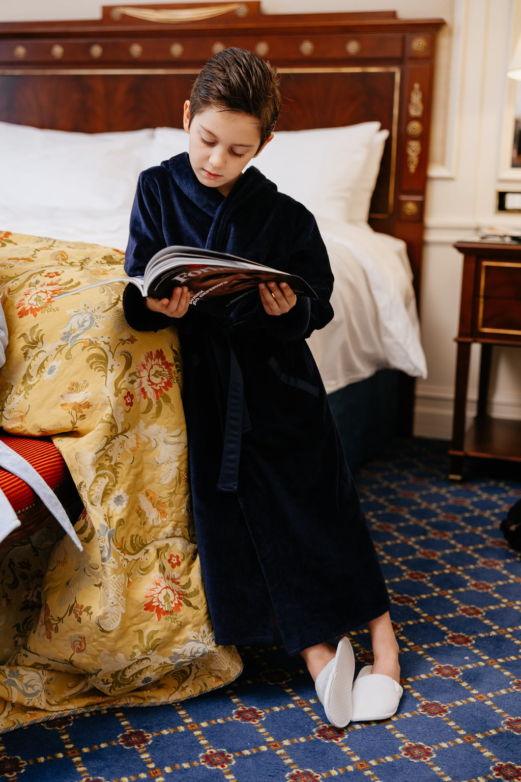 Bathrobe Classic Blue Lord